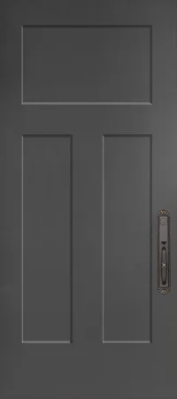 Craftsman entry door alternate finish view