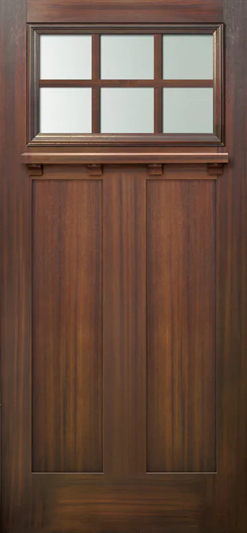 Craftsman fiberglass door panel detail