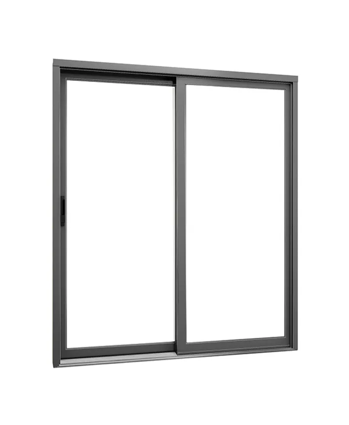 Hybrid-material sliding patio door