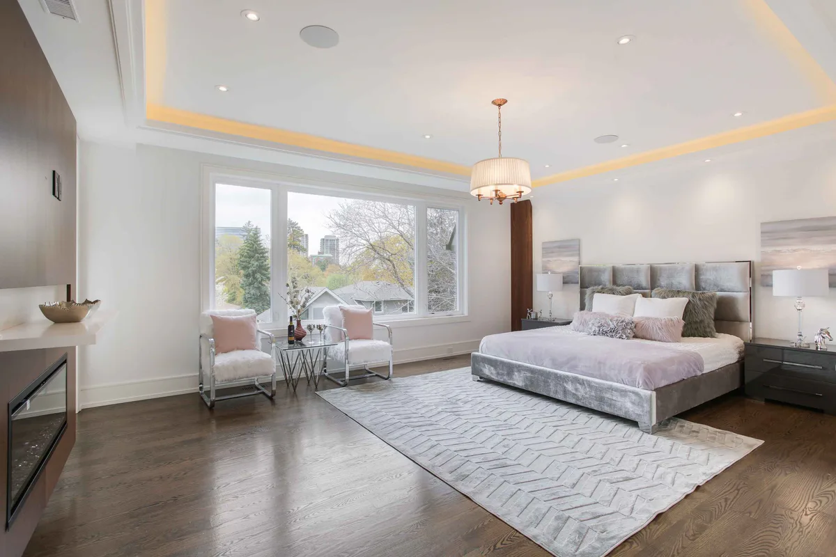 Deep-frame white casement replacement window
