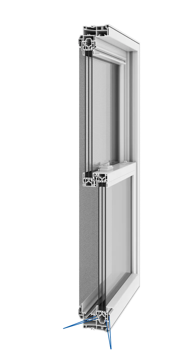 Double-Hung Window: operating detail