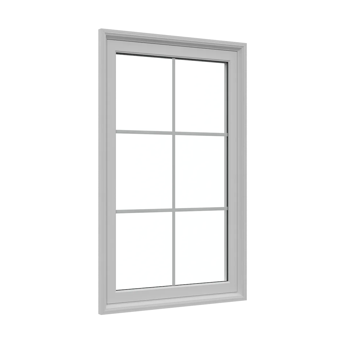 Large white fixed picture replacement window