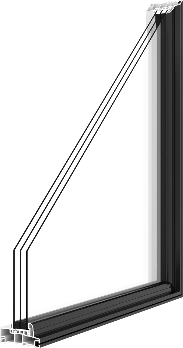 Slim Fixed Window: construction detail